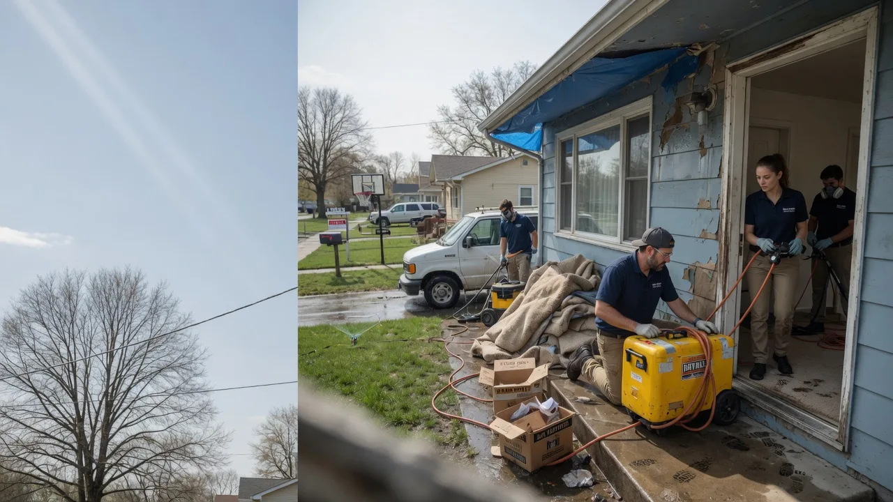 Basement Flood Cleanup in Mattoon, IL near me